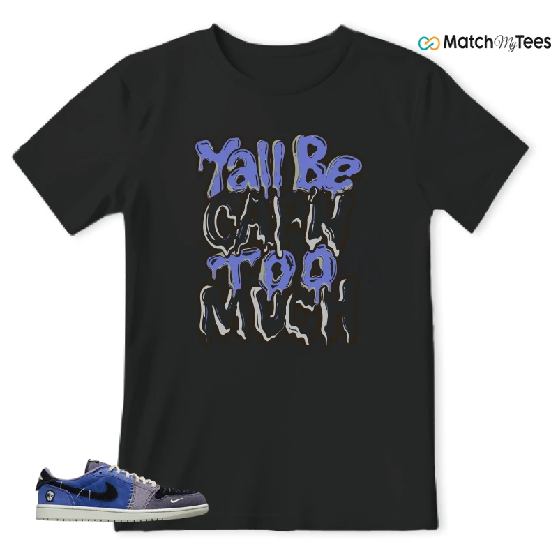 NIKE AIR JORDAN 1 RETRO LOW OG X ZION WILLIAMSON VOODOO ALTERNATE SNEAKER Matching Tees t-shirt