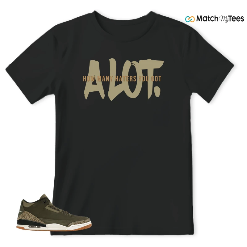NIKE AIR JORDAN 3 FAMILY AFFAIR SNEAKER Matching Tees t-shirt