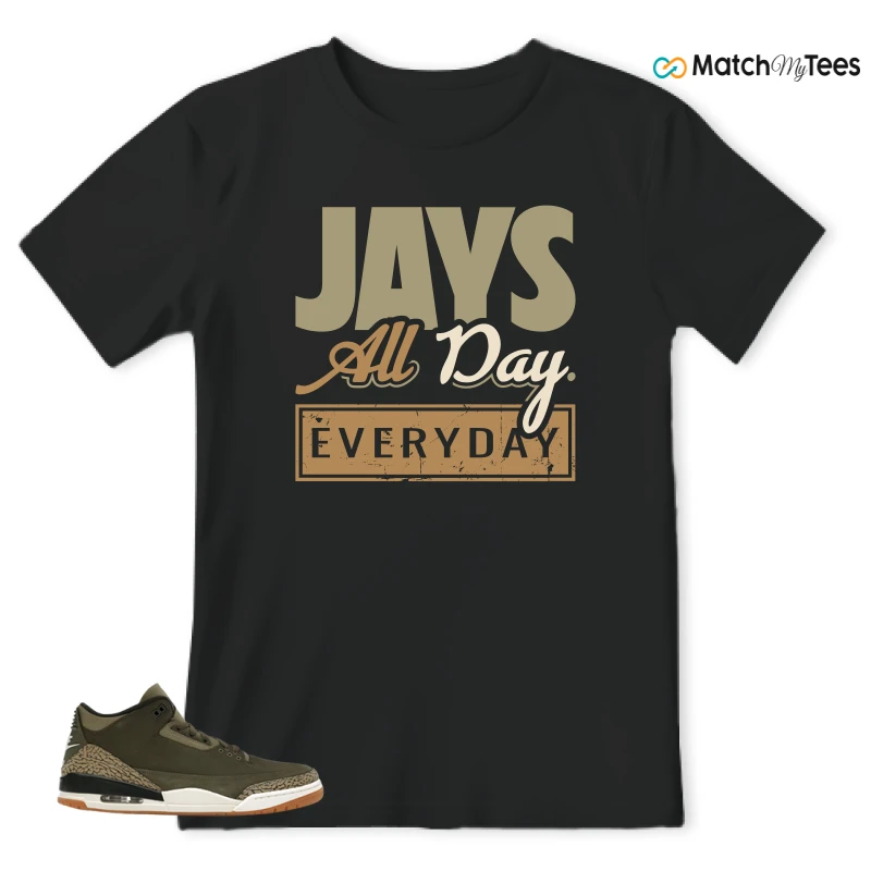 NIKE AIR JORDAN 3 FAMILY AFFAIR SNEAKER Matching Tees t-shirt