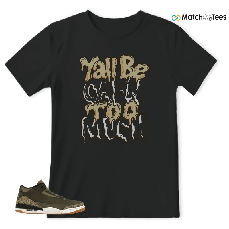 NIKE AIR JORDAN 3 FAMILY AFFAIR SNEAKER Matching Tees t-shirt