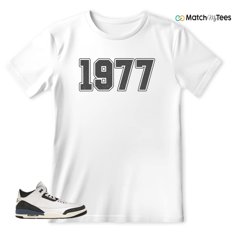 NIKE AIR JORDAN 3 X A MA MANIERE DIFFUSED BLUE SNEAKER Matching Tees t-shirt