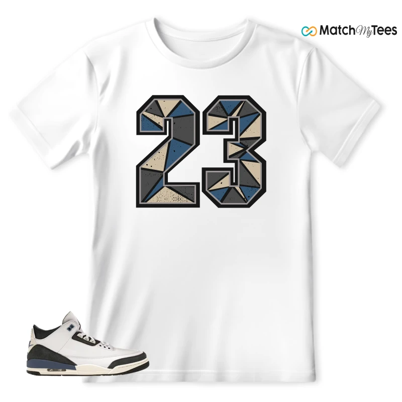 NIKE AIR JORDAN 3 X A MA MANIERE DIFFUSED BLUE SNEAKER Matching Tees t-shirt