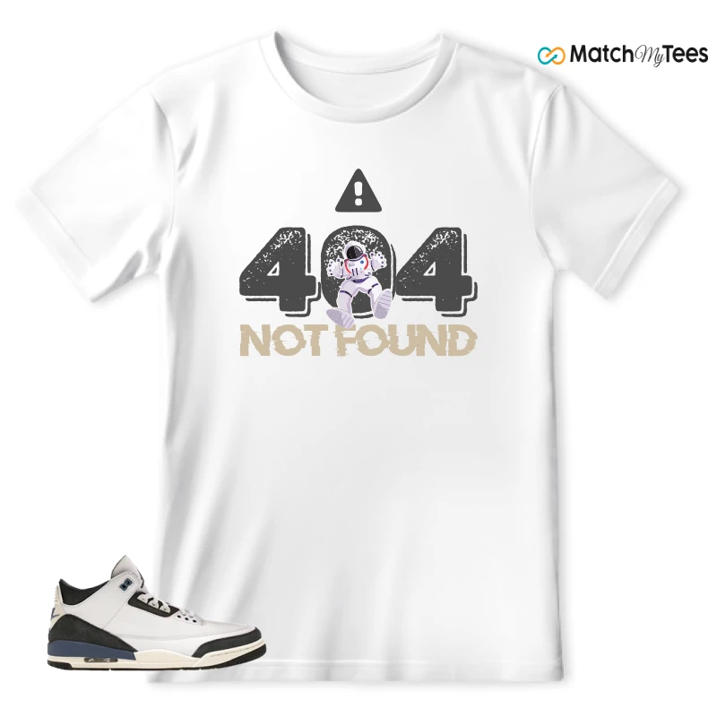 NIKE AIR JORDAN 3 X A MA MANIERE DIFFUSED BLUE SNEAKER Matching Tees t-shirt