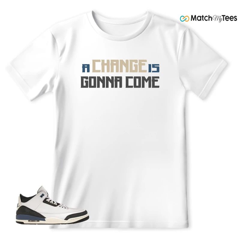 NIKE AIR JORDAN 3 X A MA MANIERE DIFFUSED BLUE SNEAKER Matching Tees t-shirt