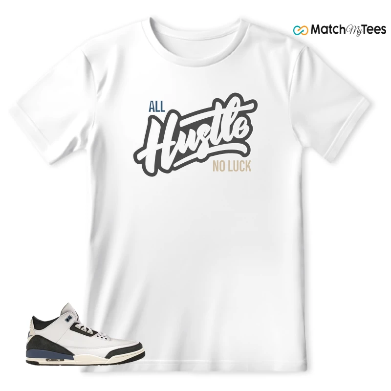 NIKE AIR JORDAN 3 X A MA MANIERE DIFFUSED BLUE SNEAKER Matching Tees t-shirt