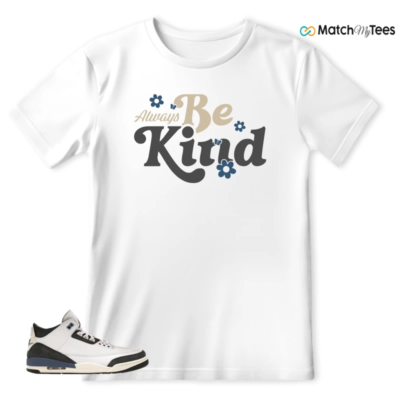 NIKE AIR JORDAN 3 X A MA MANIERE DIFFUSED BLUE SNEAKER Matching Tees t-shirt