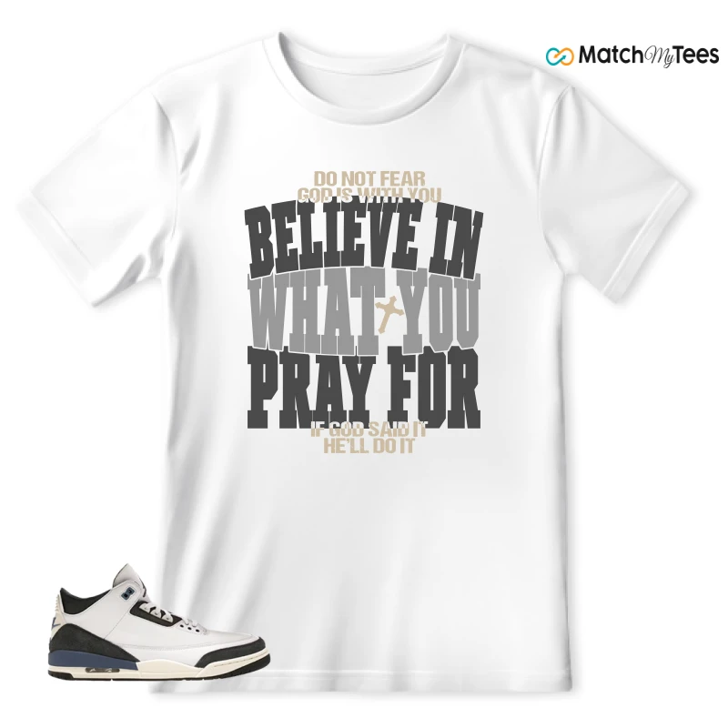 NIKE AIR JORDAN 3 X A MA MANIERE DIFFUSED BLUE SNEAKER Matching Tees t-shirt