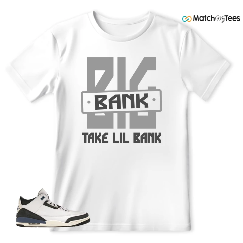 NIKE AIR JORDAN 3 X A MA MANIERE DIFFUSED BLUE SNEAKER Matching Tees t-shirt
