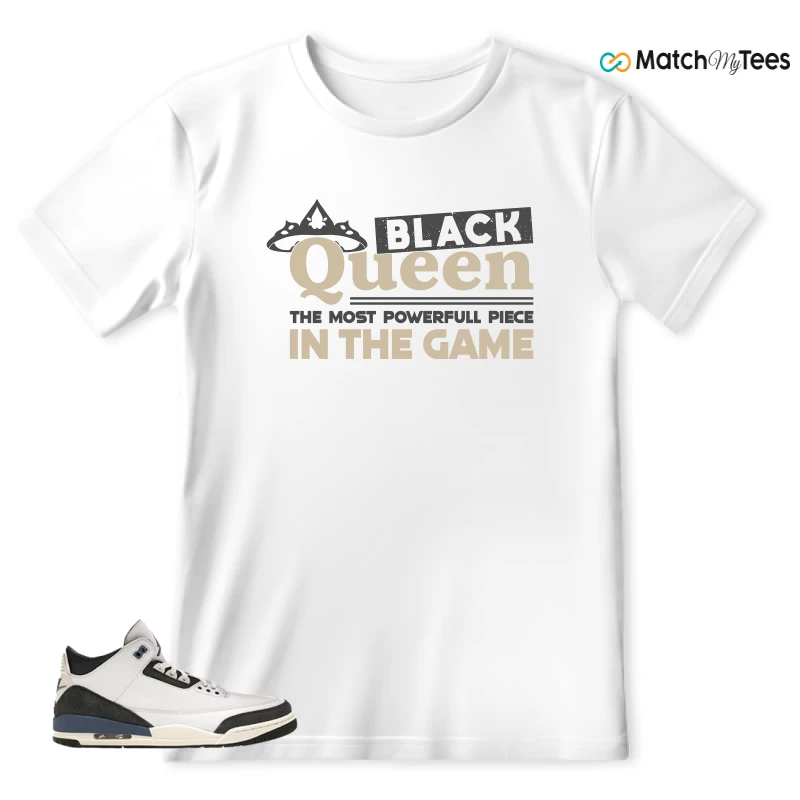 NIKE AIR JORDAN 3 X A MA MANIERE DIFFUSED BLUE SNEAKER Matching Tees t-shirt