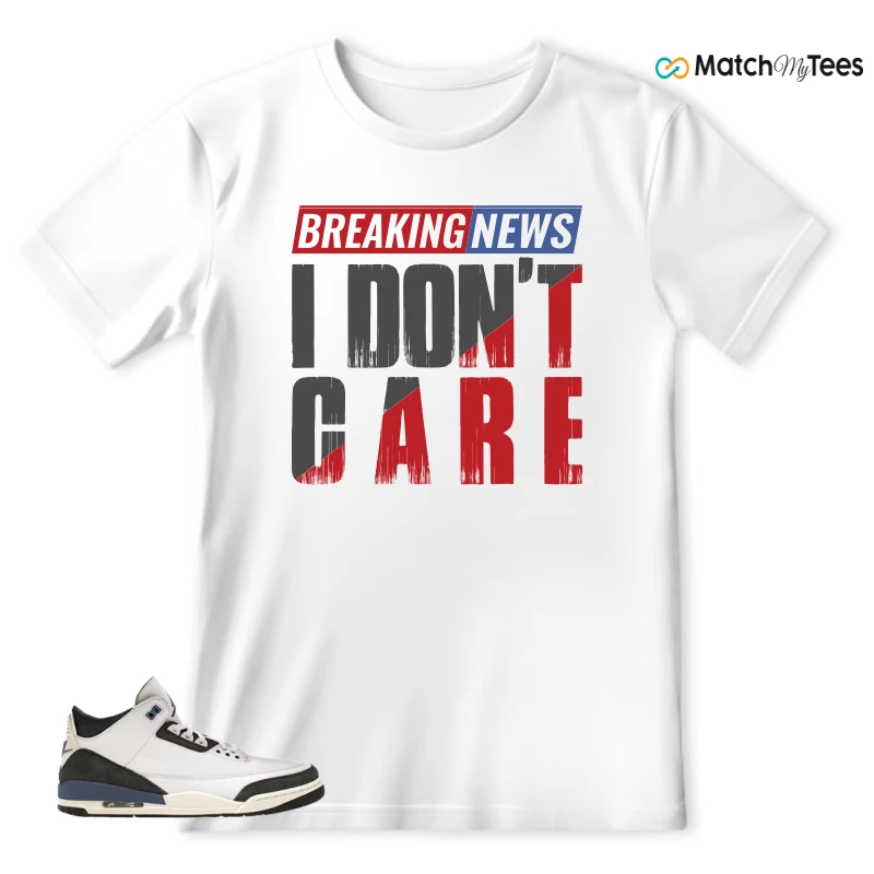 NIKE AIR JORDAN 3 X A MA MANIERE DIFFUSED BLUE SNEAKER Matching Tees t-shirt