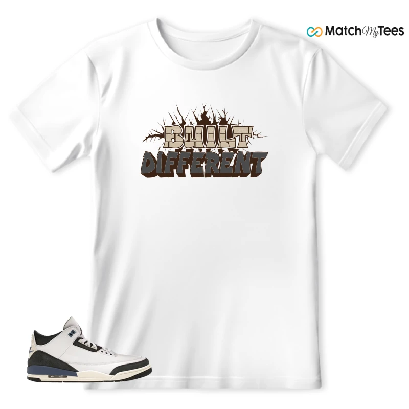 NIKE AIR JORDAN 3 X A MA MANIERE DIFFUSED BLUE SNEAKER Matching Tees t-shirt