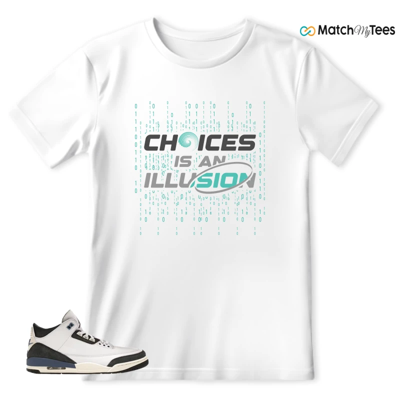 NIKE AIR JORDAN 3 X A MA MANIERE DIFFUSED BLUE SNEAKER Matching Tees t-shirt