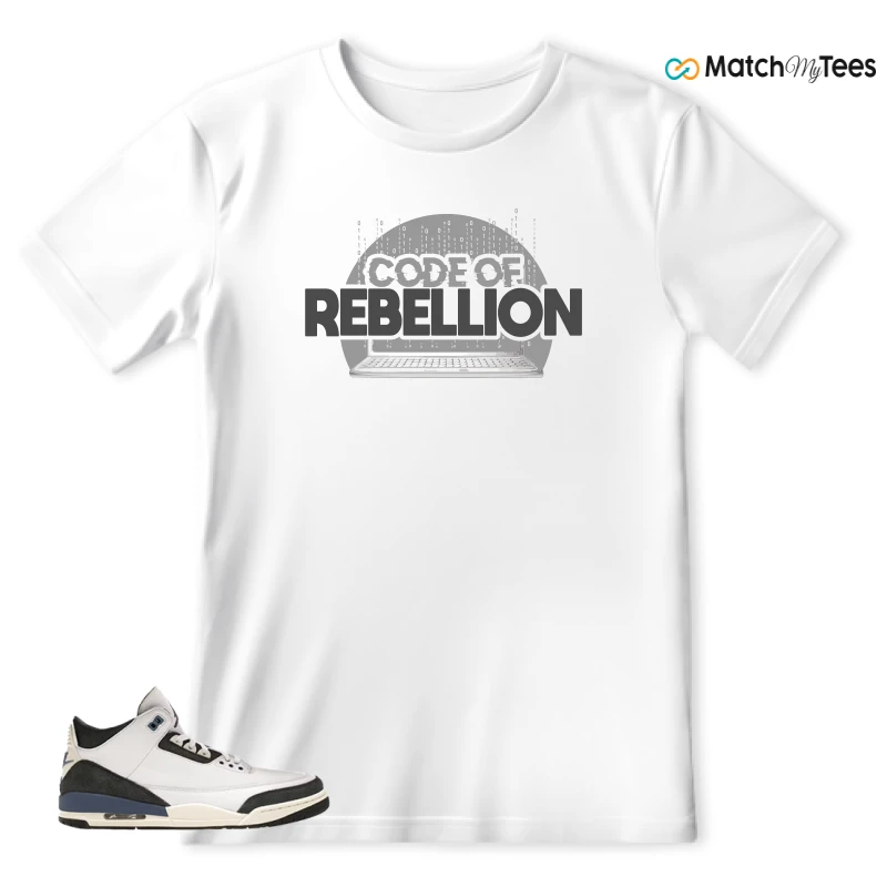 NIKE AIR JORDAN 3 X A MA MANIERE DIFFUSED BLUE SNEAKER Matching Tees t-shirt