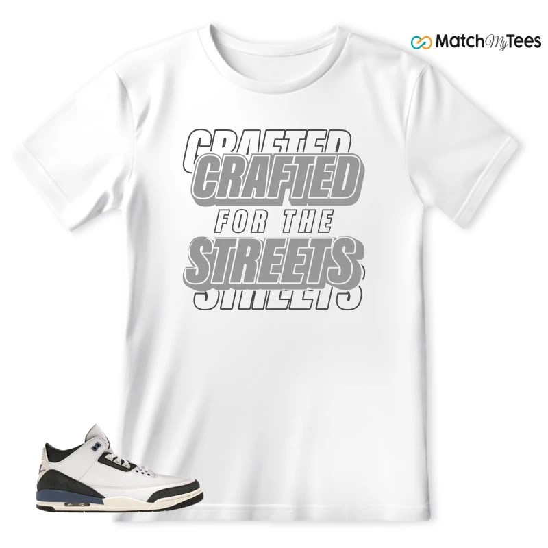 NIKE AIR JORDAN 3 X A MA MANIERE DIFFUSED BLUE SNEAKER Matching Tees t-shirt