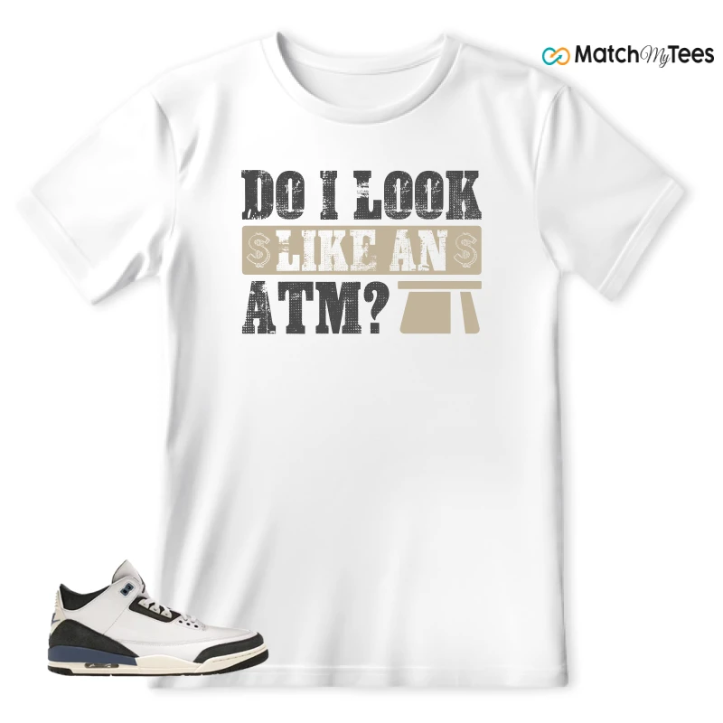 NIKE AIR JORDAN 3 X A MA MANIERE DIFFUSED BLUE SNEAKER Matching Tees t-shirt