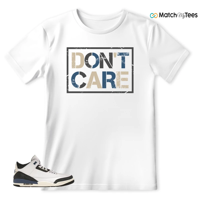 NIKE AIR JORDAN 3 X A MA MANIERE DIFFUSED BLUE SNEAKER Matching Tees t-shirt
