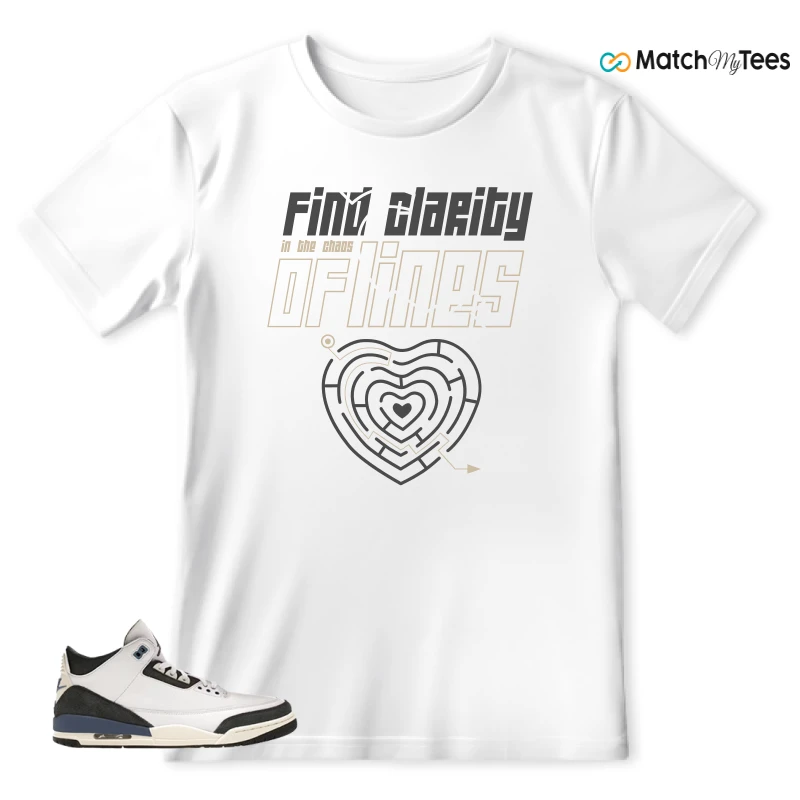 NIKE AIR JORDAN 3 X A MA MANIERE DIFFUSED BLUE SNEAKER Matching Tees t-shirt