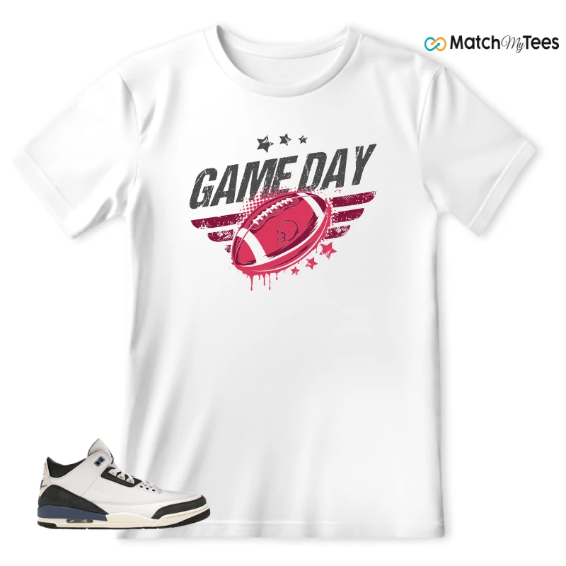 NIKE AIR JORDAN 3 X A MA MANIERE DIFFUSED BLUE SNEAKER Matching Tees t-shirt