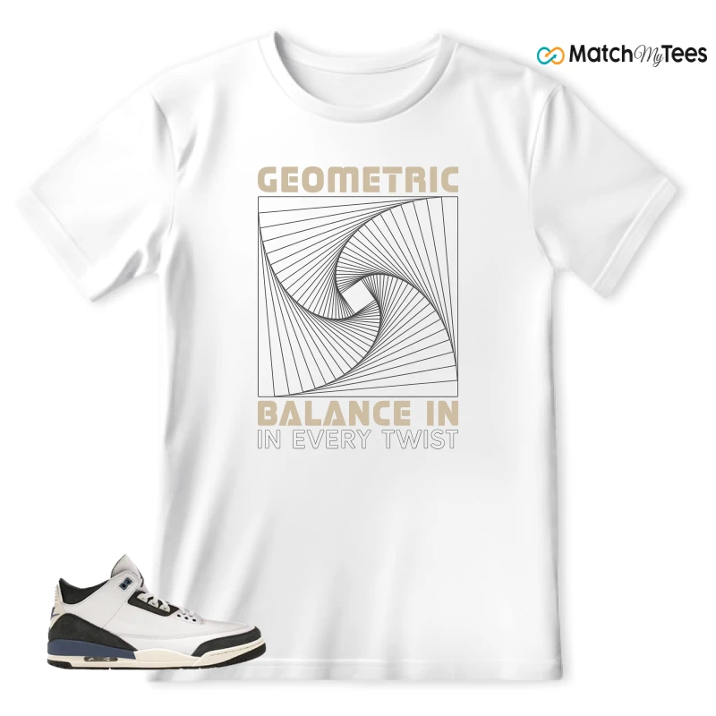 NIKE AIR JORDAN 3 X A MA MANIERE DIFFUSED BLUE SNEAKER Matching Tees t-shirt