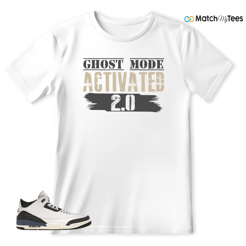 NIKE AIR JORDAN 3 X A MA MANIERE DIFFUSED BLUE SNEAKER Matching Tees t-shirt