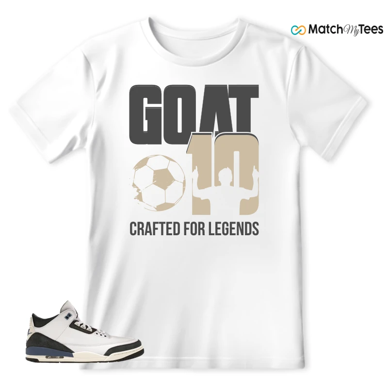 NIKE AIR JORDAN 3 X A MA MANIERE DIFFUSED BLUE SNEAKER Matching Tees t-shirt