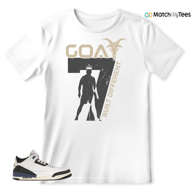 NIKE AIR JORDAN 3 X A MA MANIERE DIFFUSED BLUE SNEAKER Matching Tees t-shirt