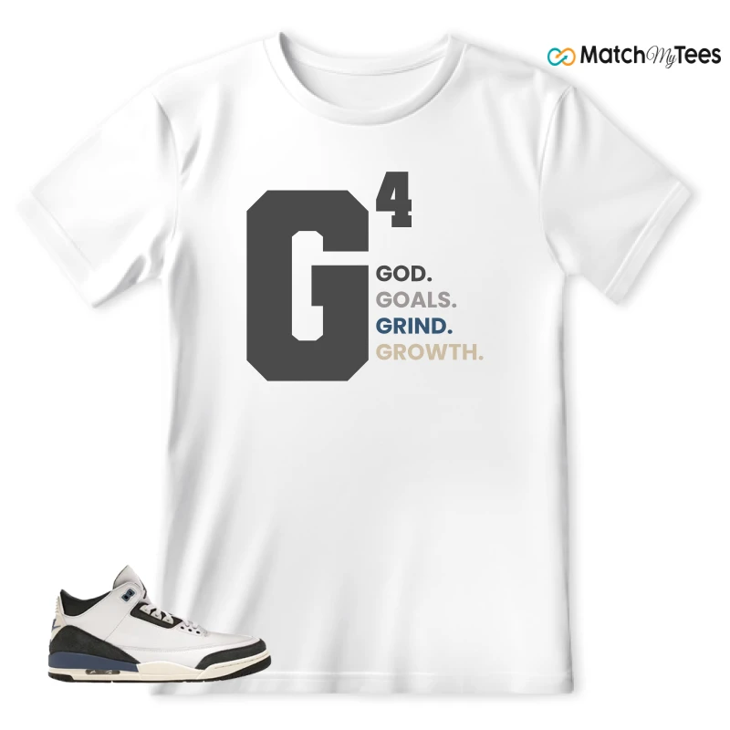 NIKE AIR JORDAN 3 X A MA MANIERE DIFFUSED BLUE SNEAKER Matching Tees t-shirt