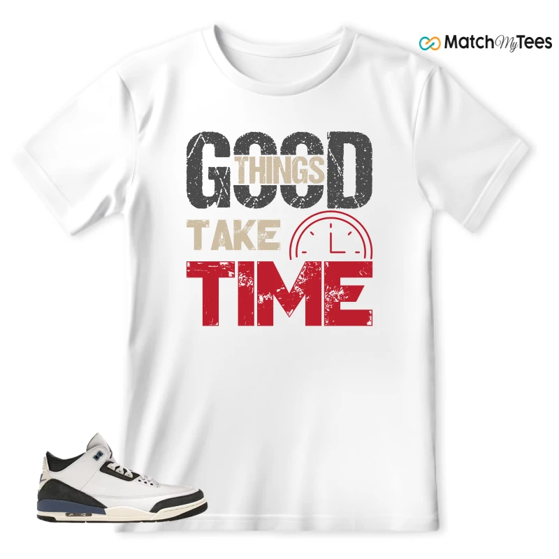NIKE AIR JORDAN 3 X A MA MANIERE DIFFUSED BLUE SNEAKER Matching Tees t-shirt