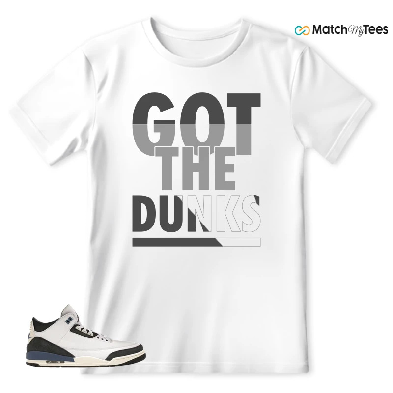 NIKE AIR JORDAN 3 X A MA MANIERE DIFFUSED BLUE SNEAKER Matching Tees t-shirt