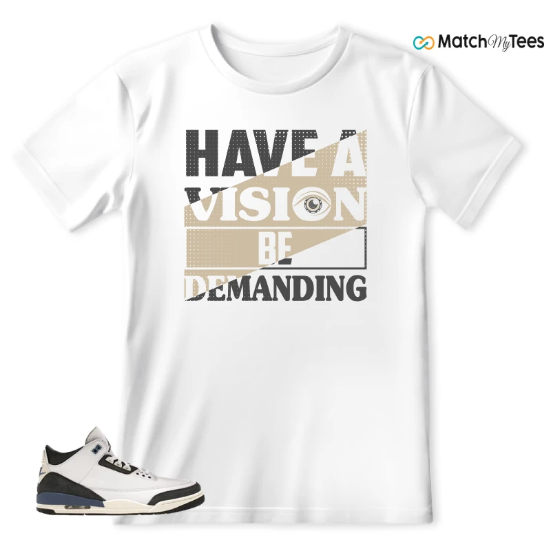 NIKE AIR JORDAN 3 X A MA MANIERE DIFFUSED BLUE SNEAKER Matching Tees t-shirt