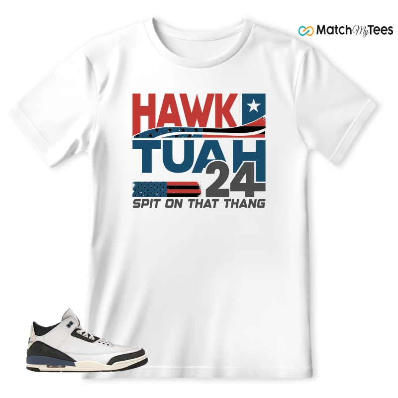 NIKE AIR JORDAN 3 X A MA MANIERE DIFFUSED BLUE SNEAKER Matching Tees t-shirt