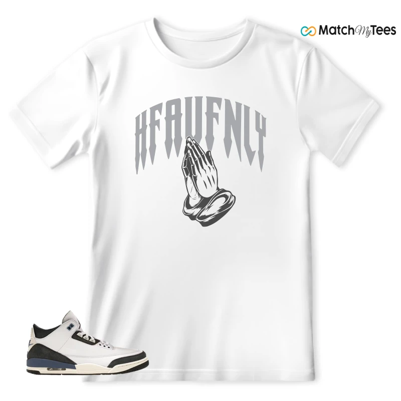 NIKE AIR JORDAN 3 X A MA MANIERE DIFFUSED BLUE SNEAKER Matching Tees t-shirt