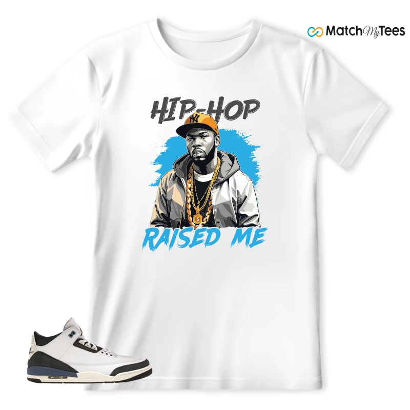 NIKE AIR JORDAN 3 X A MA MANIERE DIFFUSED BLUE SNEAKER Matching Tees t-shirt