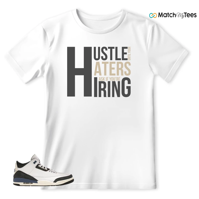 NIKE AIR JORDAN 3 X A MA MANIERE DIFFUSED BLUE SNEAKER Matching Tees t-shirt