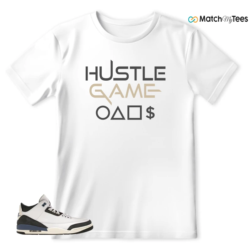NIKE AIR JORDAN 3 X A MA MANIERE DIFFUSED BLUE SNEAKER Matching Tees t-shirt