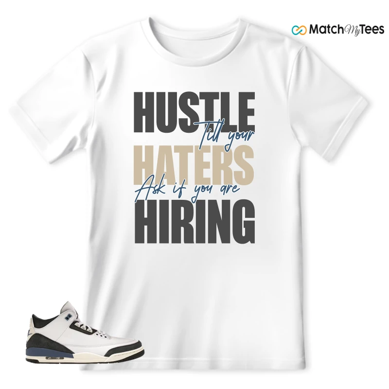 NIKE AIR JORDAN 3 X A MA MANIERE DIFFUSED BLUE SNEAKER Matching Tees t-shirt