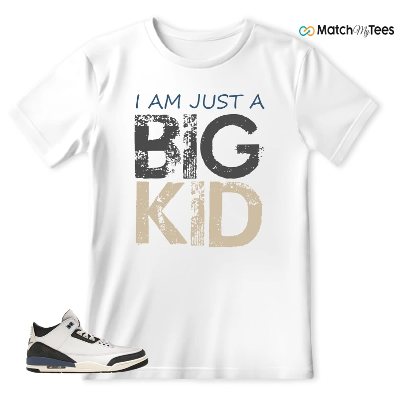 NIKE AIR JORDAN 3 X A MA MANIERE DIFFUSED BLUE SNEAKER Matching Tees t-shirt