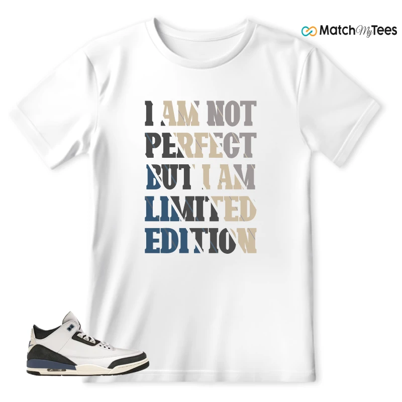 NIKE AIR JORDAN 3 X A MA MANIERE DIFFUSED BLUE SNEAKER Matching Tees t-shirt