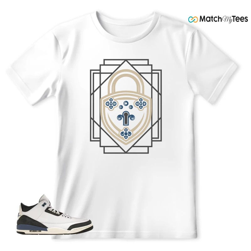 NIKE AIR JORDAN 3 X A MA MANIERE DIFFUSED BLUE SNEAKER Matching Tees t-shirt