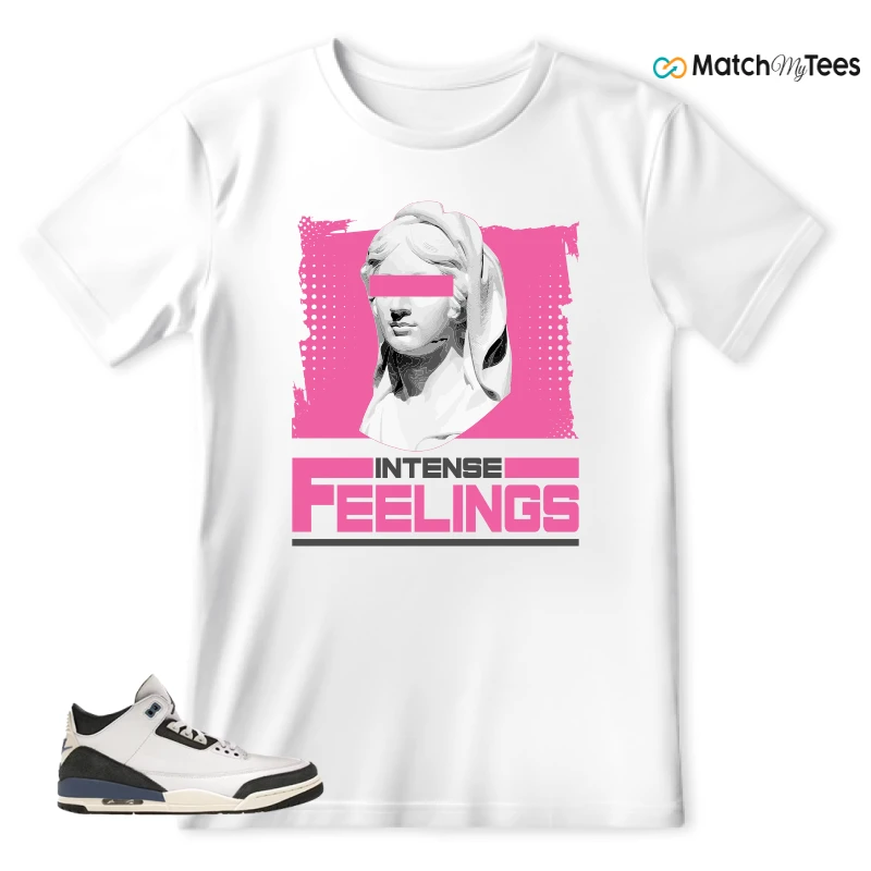 NIKE AIR JORDAN 3 X A MA MANIERE DIFFUSED BLUE SNEAKER Matching Tees t-shirt