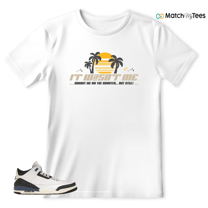 NIKE AIR JORDAN 3 X A MA MANIERE DIFFUSED BLUE SNEAKER Matching Tees t-shirt