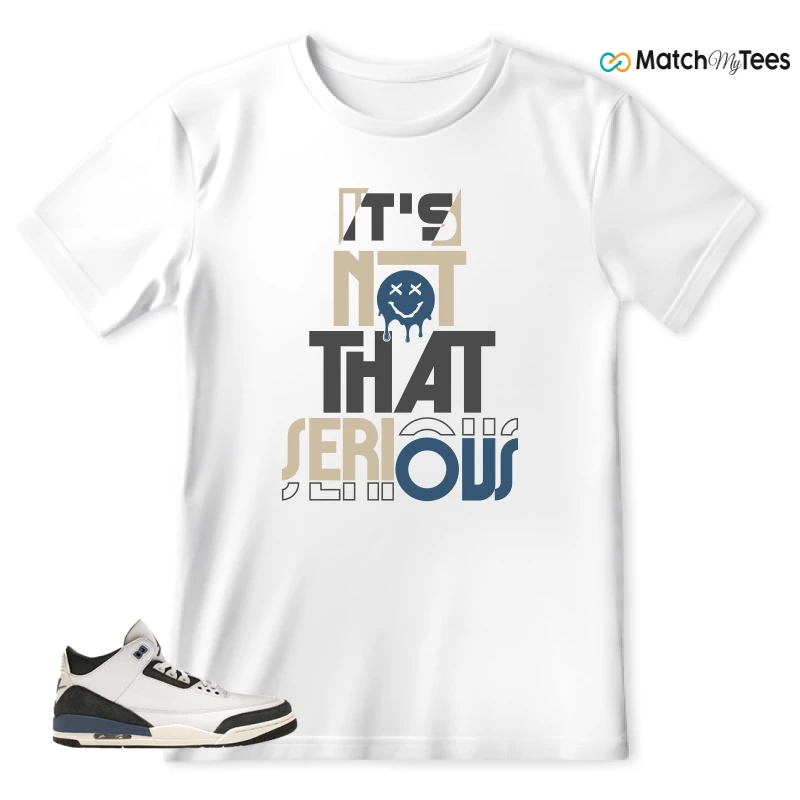 NIKE AIR JORDAN 3 X A MA MANIERE DIFFUSED BLUE SNEAKER Matching Tees t-shirt
