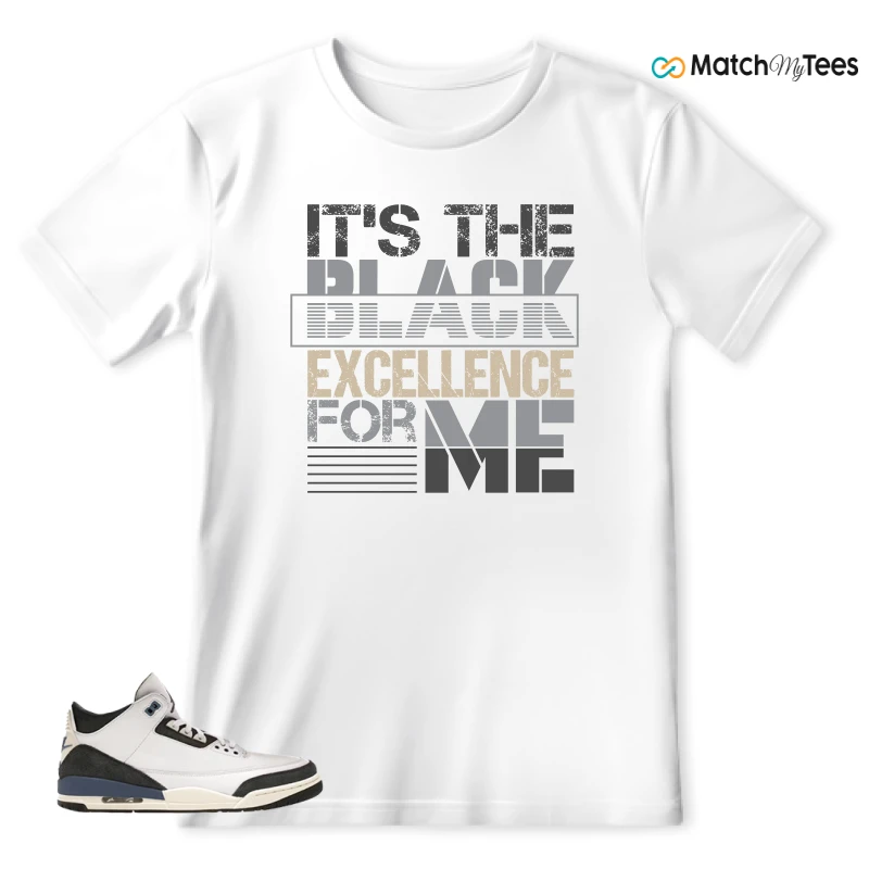 NIKE AIR JORDAN 3 X A MA MANIERE DIFFUSED BLUE SNEAKER Matching Tees t-shirt