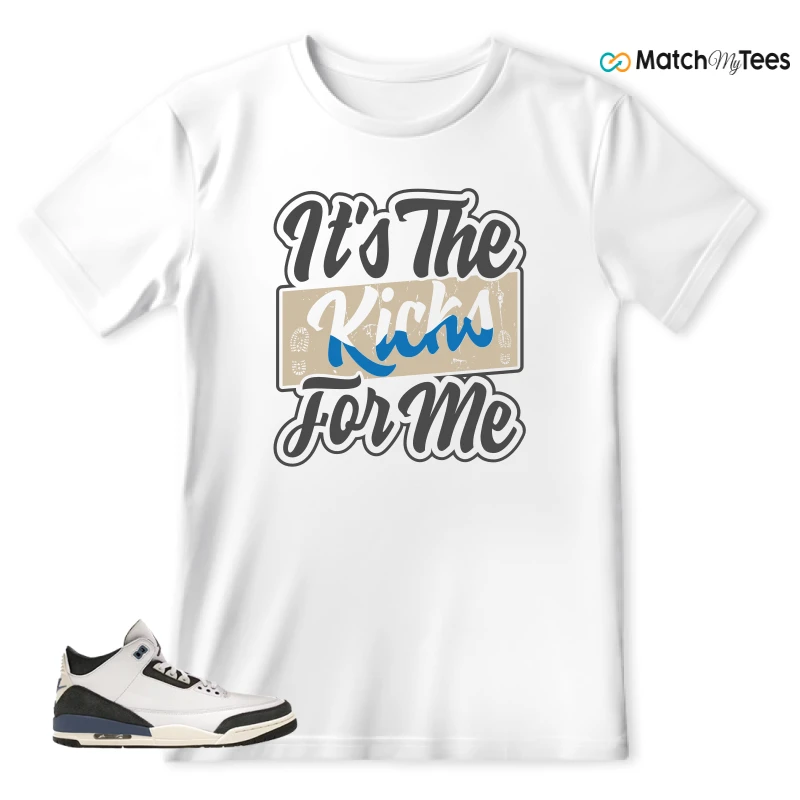 NIKE AIR JORDAN 3 X A MA MANIERE DIFFUSED BLUE SNEAKER Matching Tees t-shirt