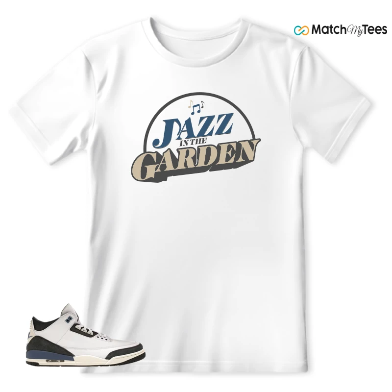 NIKE AIR JORDAN 3 X A MA MANIERE DIFFUSED BLUE SNEAKER Matching Tees t-shirt