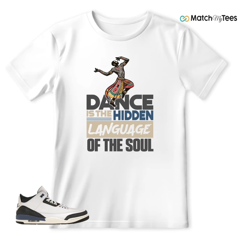 NIKE AIR JORDAN 3 X A MA MANIERE DIFFUSED BLUE SNEAKER Matching Tees t-shirt