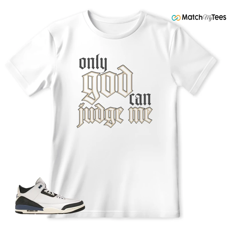 NIKE AIR JORDAN 3 X A MA MANIERE DIFFUSED BLUE SNEAKER Matching Tees t-shirt