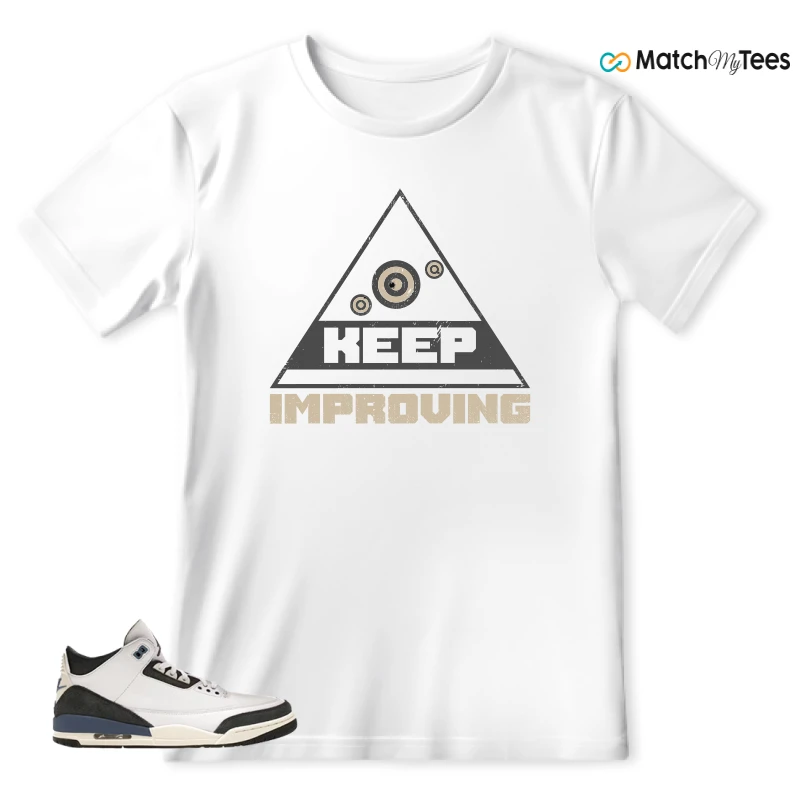NIKE AIR JORDAN 3 X A MA MANIERE DIFFUSED BLUE SNEAKER Matching Tees t-shirt
