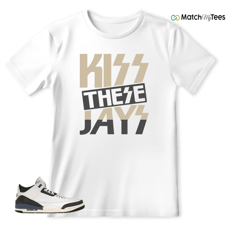 NIKE AIR JORDAN 3 X A MA MANIERE DIFFUSED BLUE SNEAKER Matching Tees t-shirt