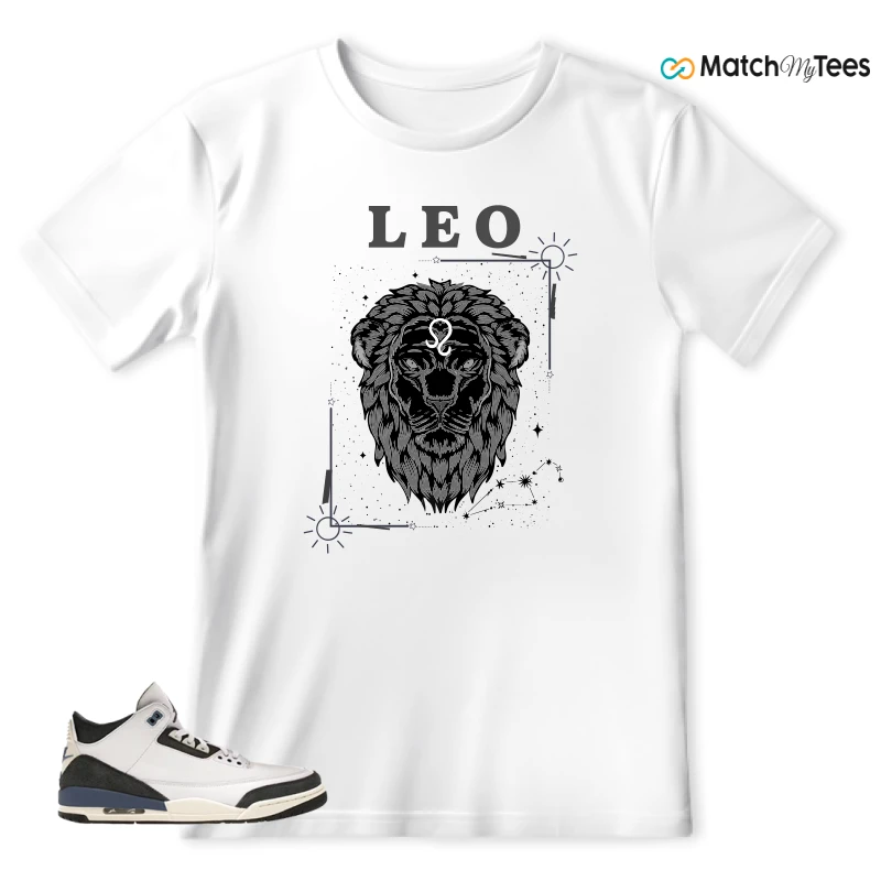 NIKE AIR JORDAN 3 X A MA MANIERE DIFFUSED BLUE SNEAKER Matching Tees t-shirt